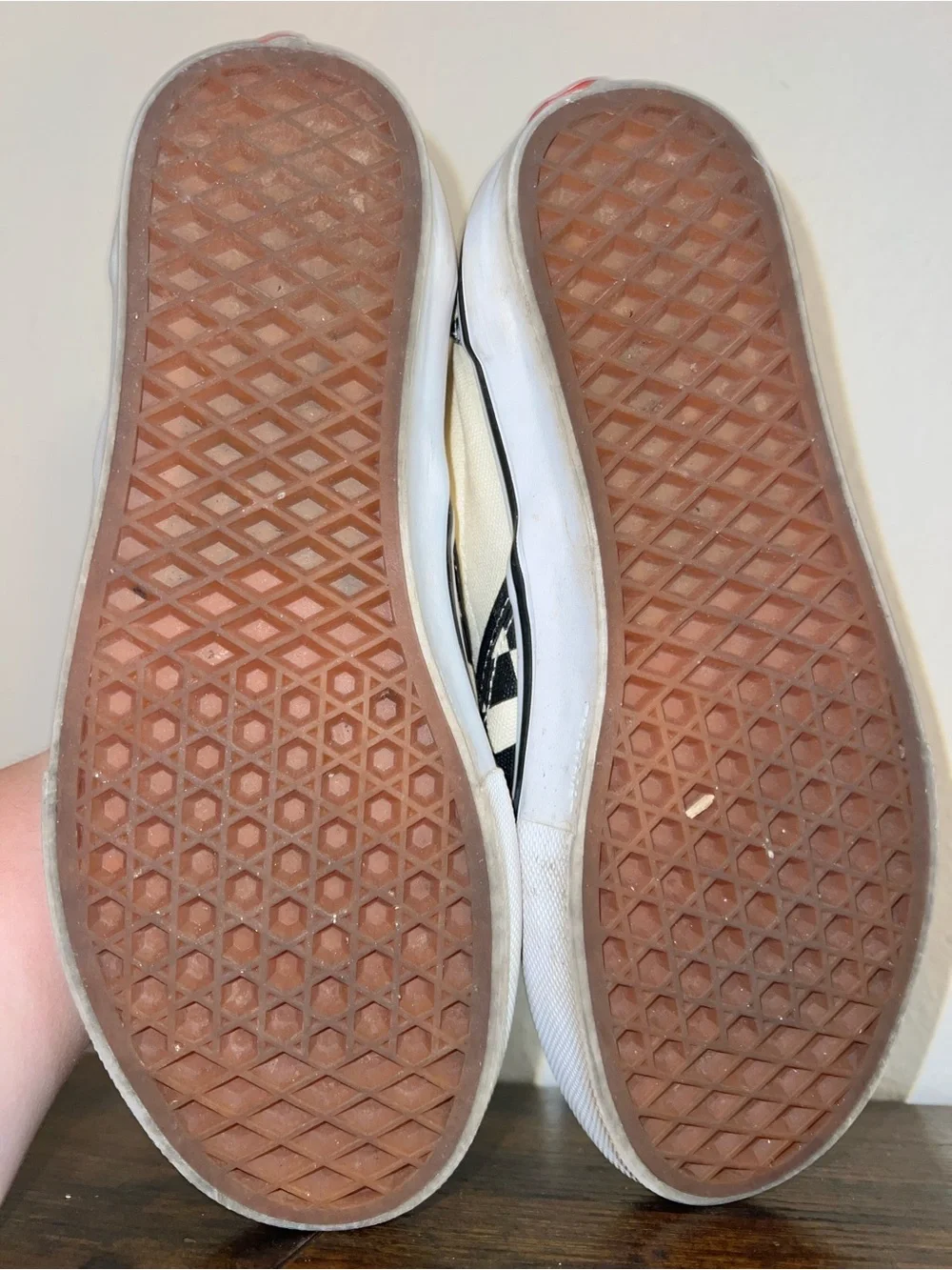 Vans PopCrush Checkered slip on skate shoe M7